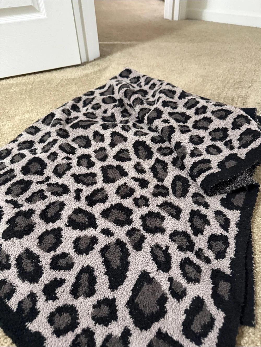 Barefoot Dreams CozyChic Plush Gray Throw Blanket